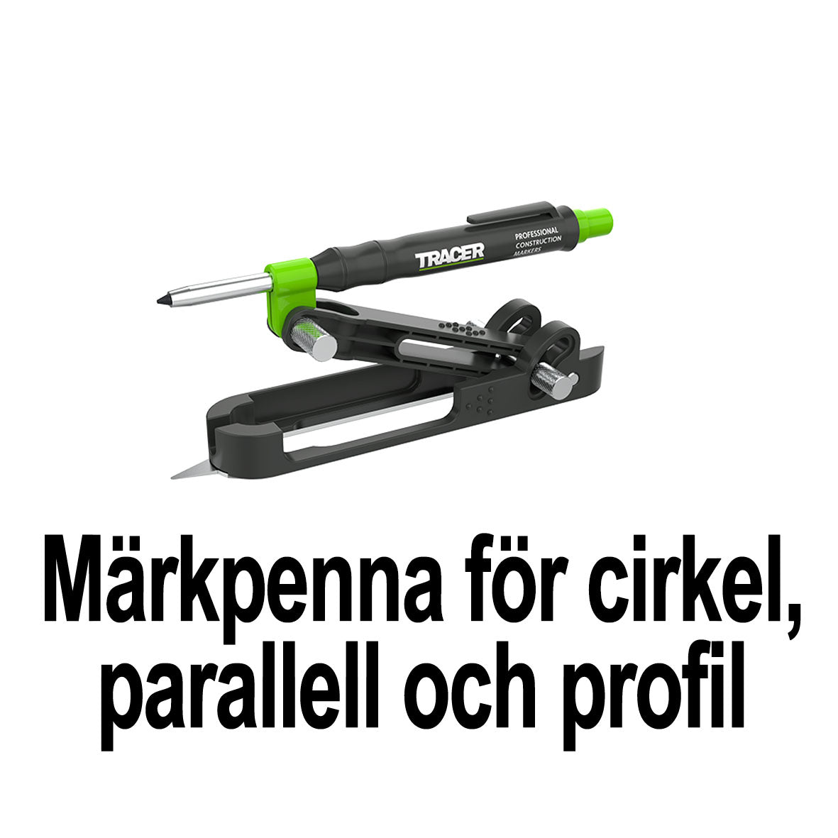 Märkpenna för cirkel, parallell och profil